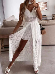 Boho Lace Maxi Dress