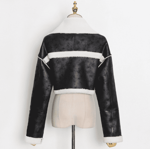 Top Tide Lambswool Short Fur Jacket
