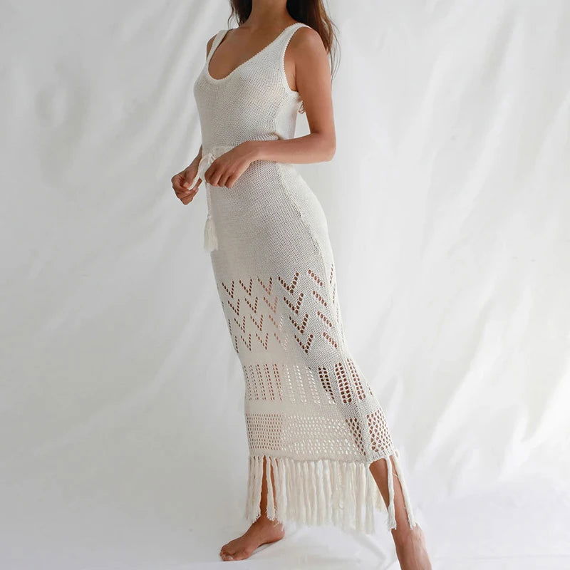 Chic Knit Bodycon Summer Party Dress