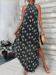 Floral Breeze Halter Neck Dress: Embrace Summer with Style