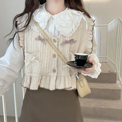 Knitted Mori Girl Style Sweater