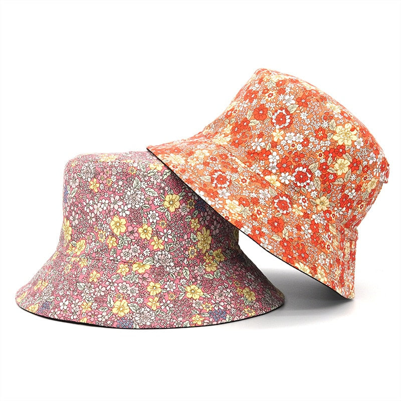 Floral Print Bucket Hat