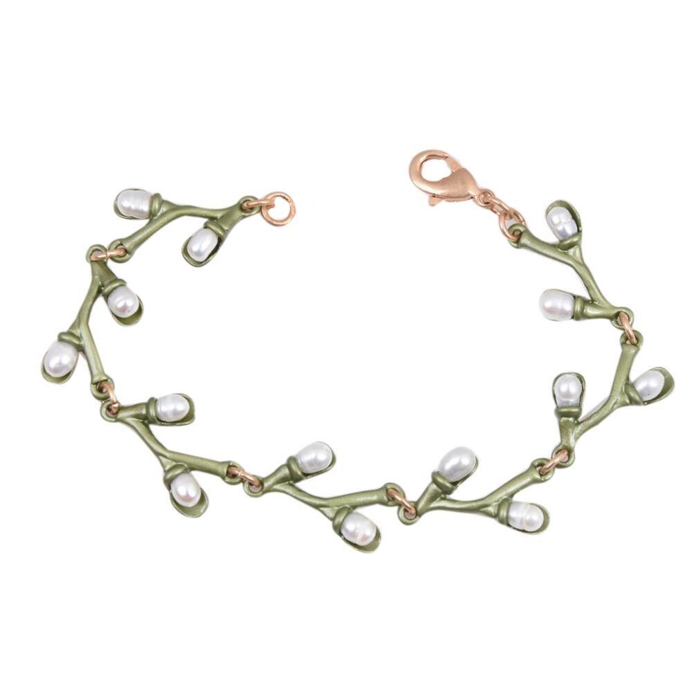 Goblincore Blueberry Pearl Bracelet