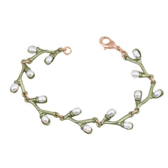 Goblincore Blueberry Pearl Bracelet