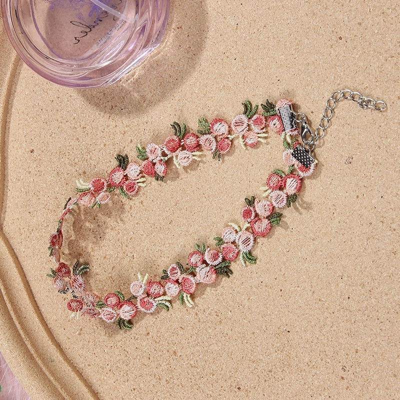 Flower Charms Necklace