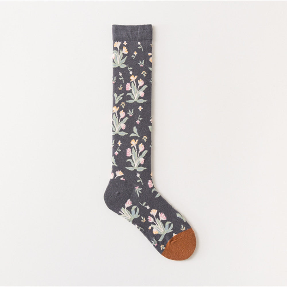 Abstract Art Illustration Socks