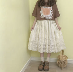 Lace Fairycore Skirt