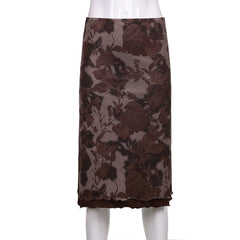 Fairy Grunge Midi Skirt
