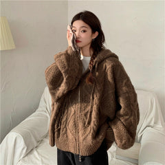 Goblincore Oversize Knit Cardigan