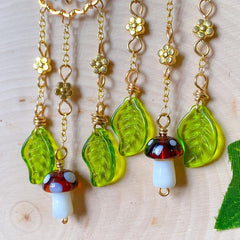 Fairy Mushrooms Dangles Earrings