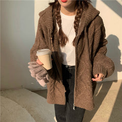 Goblincore Oversize Knit Cardigan