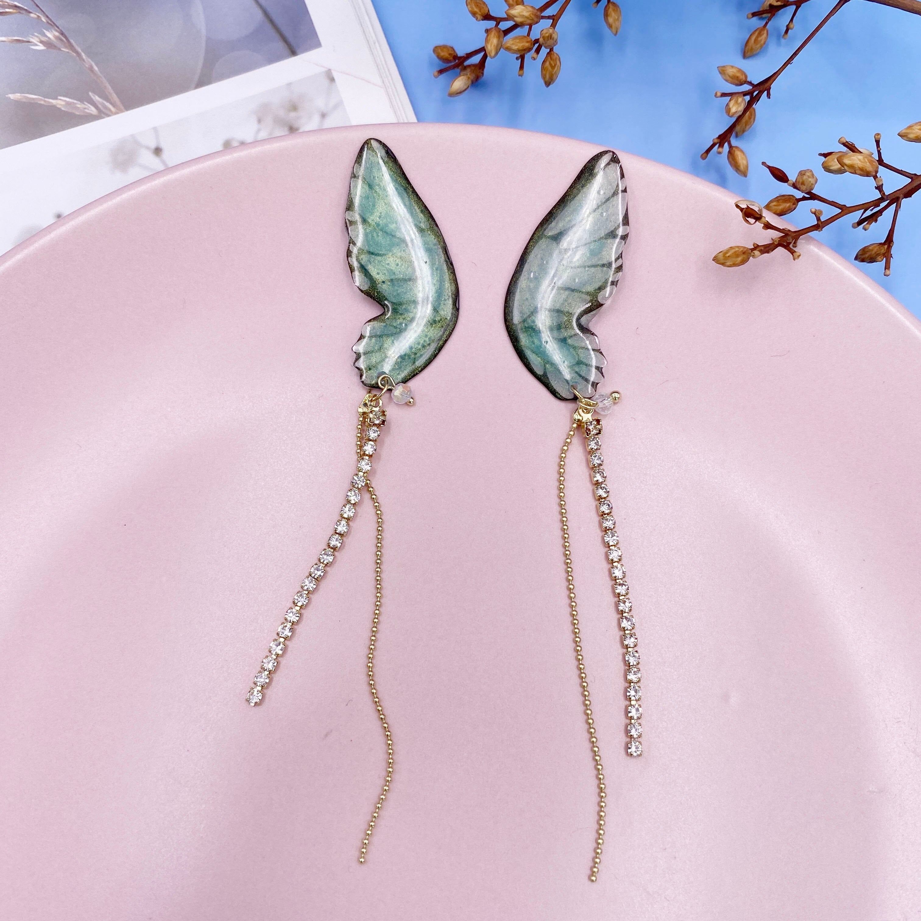 Fairycore Style Butterfly Earrings