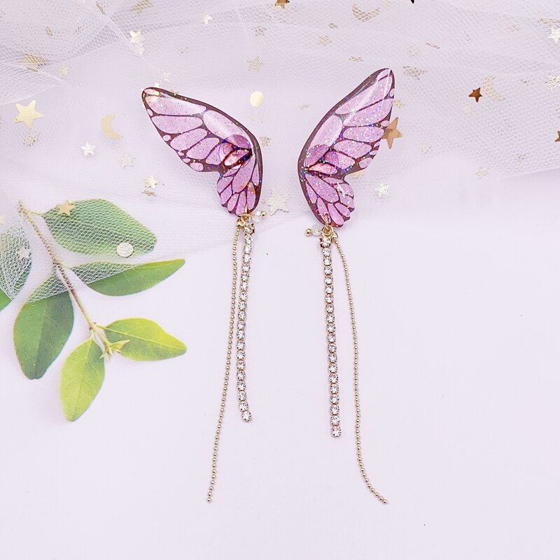 Fairycore Style Butterfly Earrings