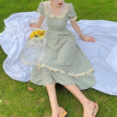 Elegant Floral Fairy Dress
