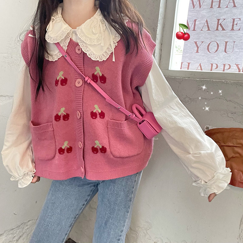 Cute Pink Knit Sweater
