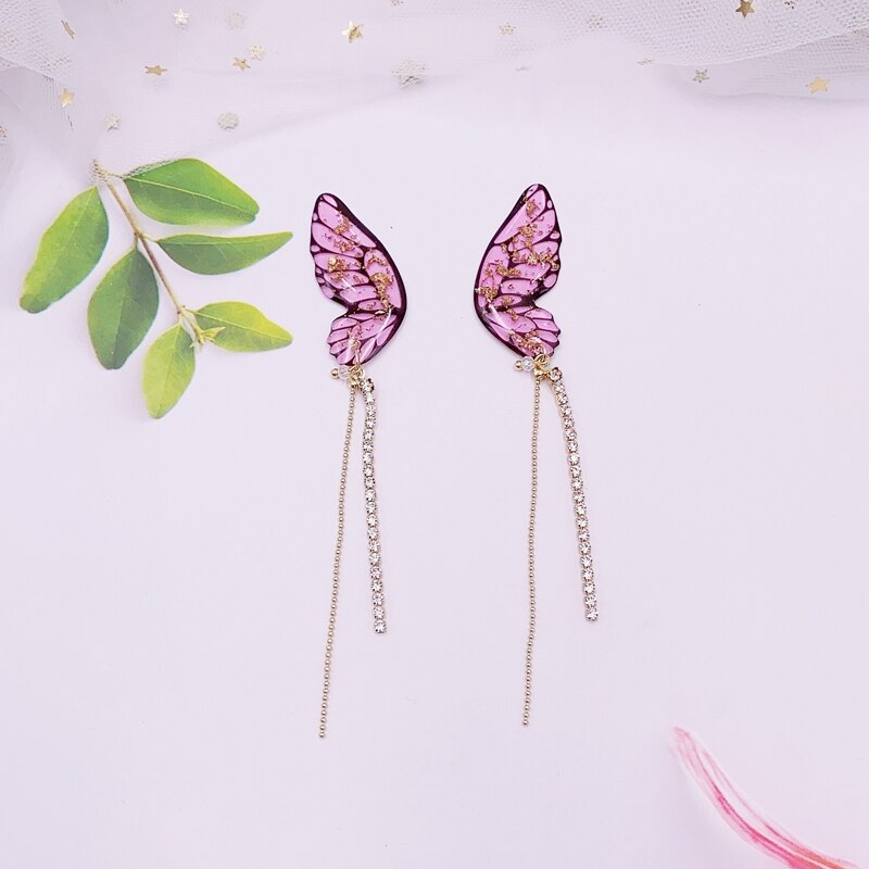 Fairycore Style Butterfly Earrings