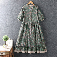 Double-layer Floral Summer Dress