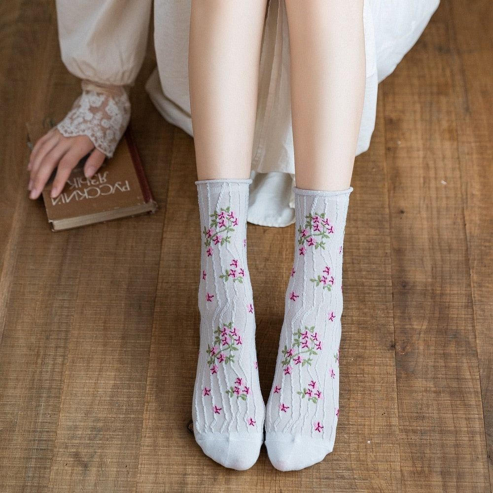 Floral Print  Socks