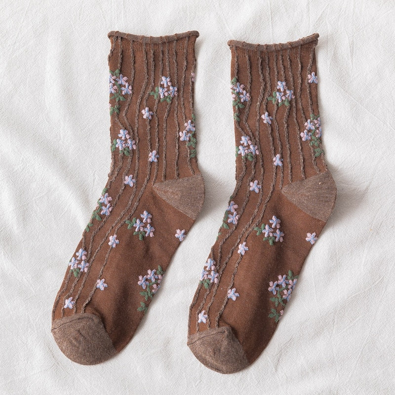 Floral Print  Socks