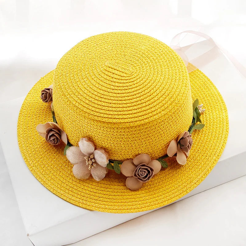 Floral Halo Straw Hat Collection