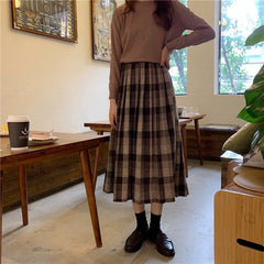 Fairy Grunge Plaid Skirt