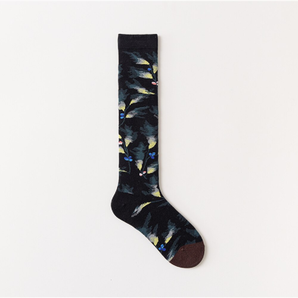 Abstract Art Illustration Socks