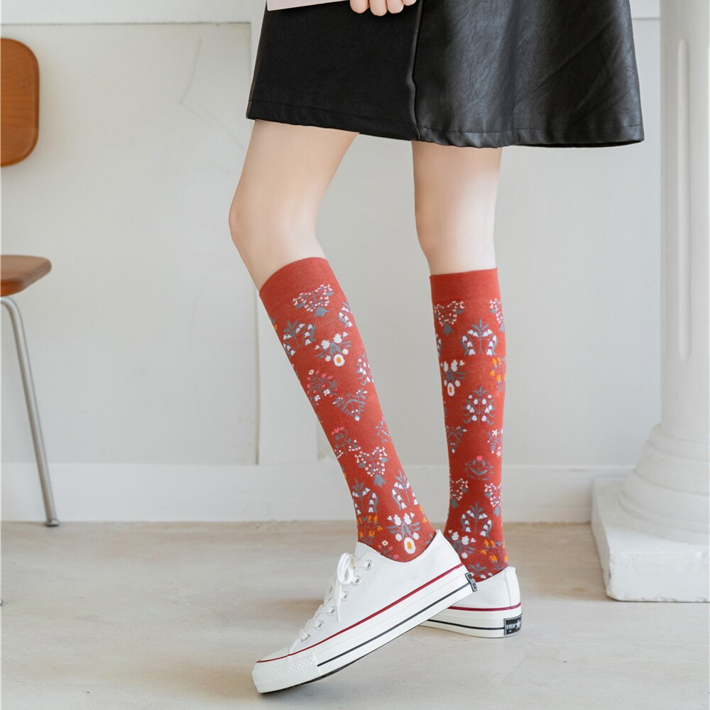 Abstract Art Illustration Socks