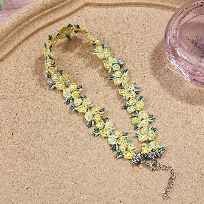 Flower Charms Necklace
