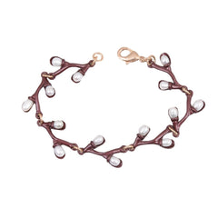 Goblincore Blueberry Pearl Bracelet