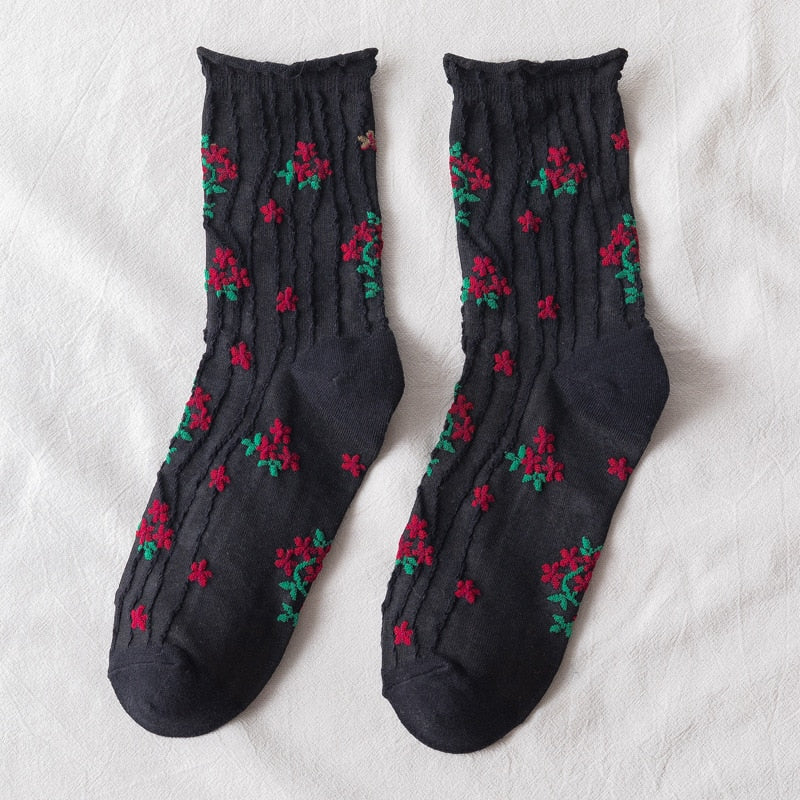 Floral Print  Socks