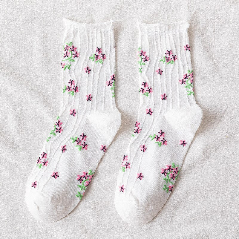 Floral Print  Socks