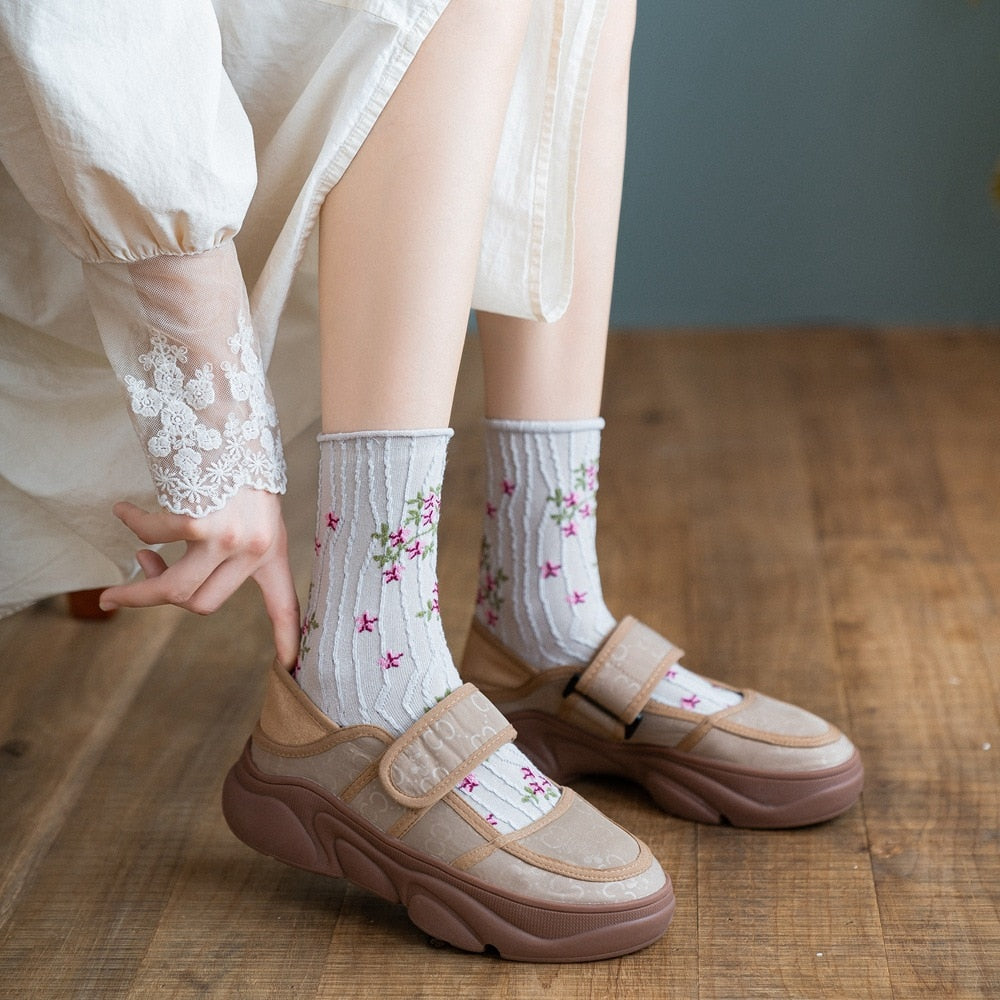 Floral Print  Socks