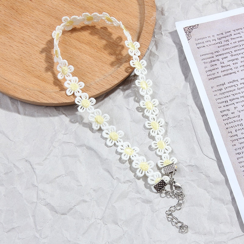 Flower Charms Necklace