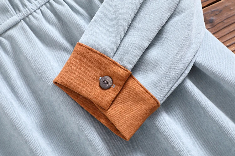 Autumnal Glow Shirt Dress