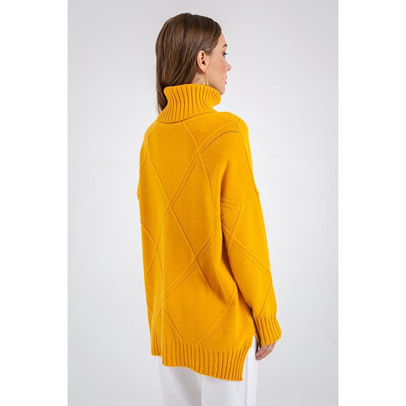 Turtle Neck Loose Long Sleeve Sweater