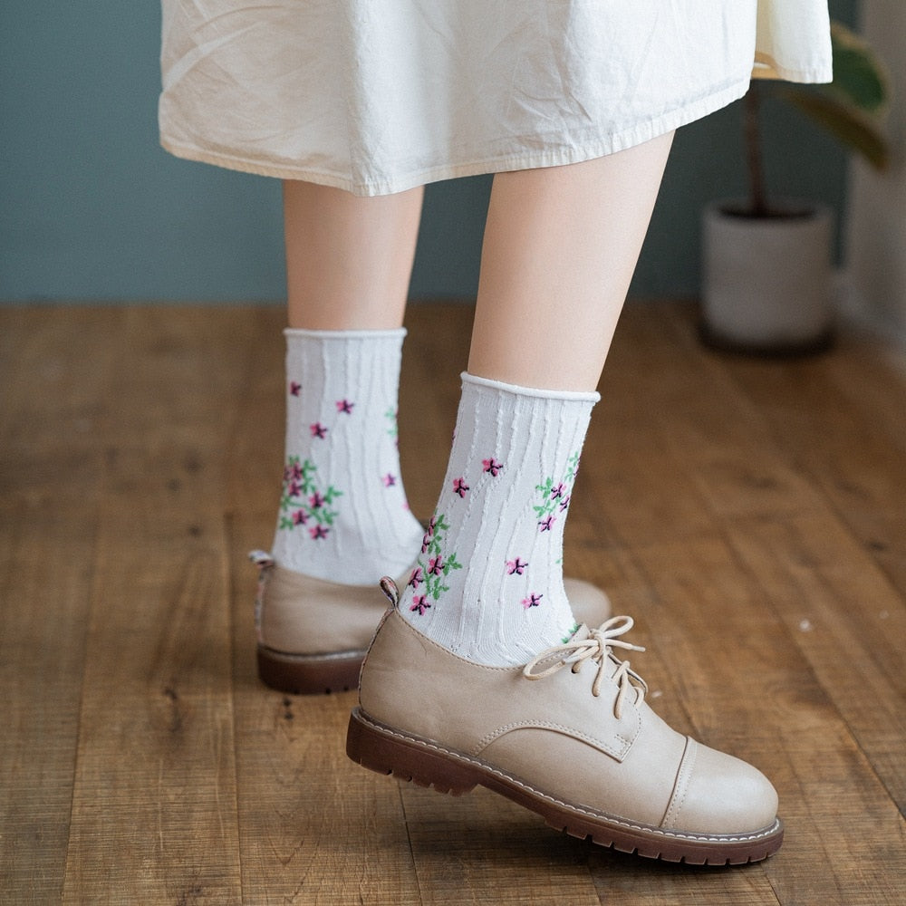 Floral Print  Socks
