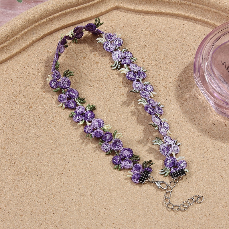 Flower Charms Necklace