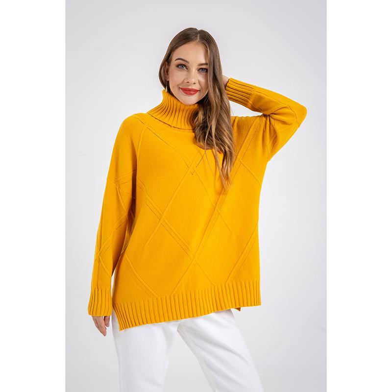 Turtle Neck Loose Long Sleeve Sweater