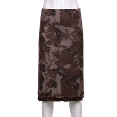 Fairy Grunge Midi Skirt