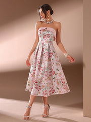 Heavy Industry Style: Women's Random Printed Ball Gown