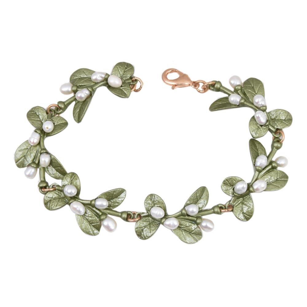 Goblincore Blueberry Pearl Bracelet