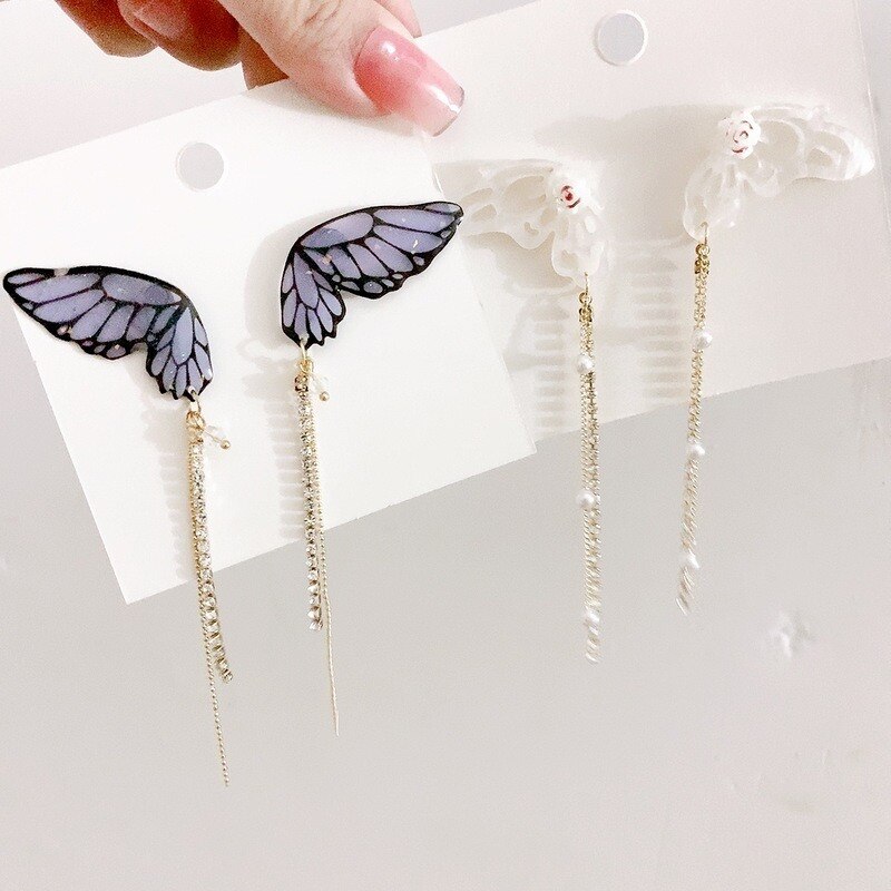 Fairycore Style Butterfly Earrings