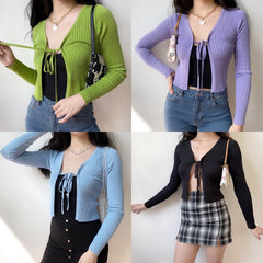 Mini Tie Up Cardigan