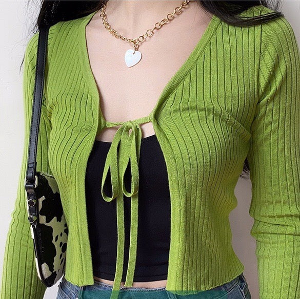 Mini Tie Up Cardigan