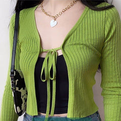 Mini Tie Up Cardigan