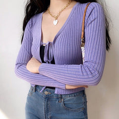 Mini Tie Up Cardigan