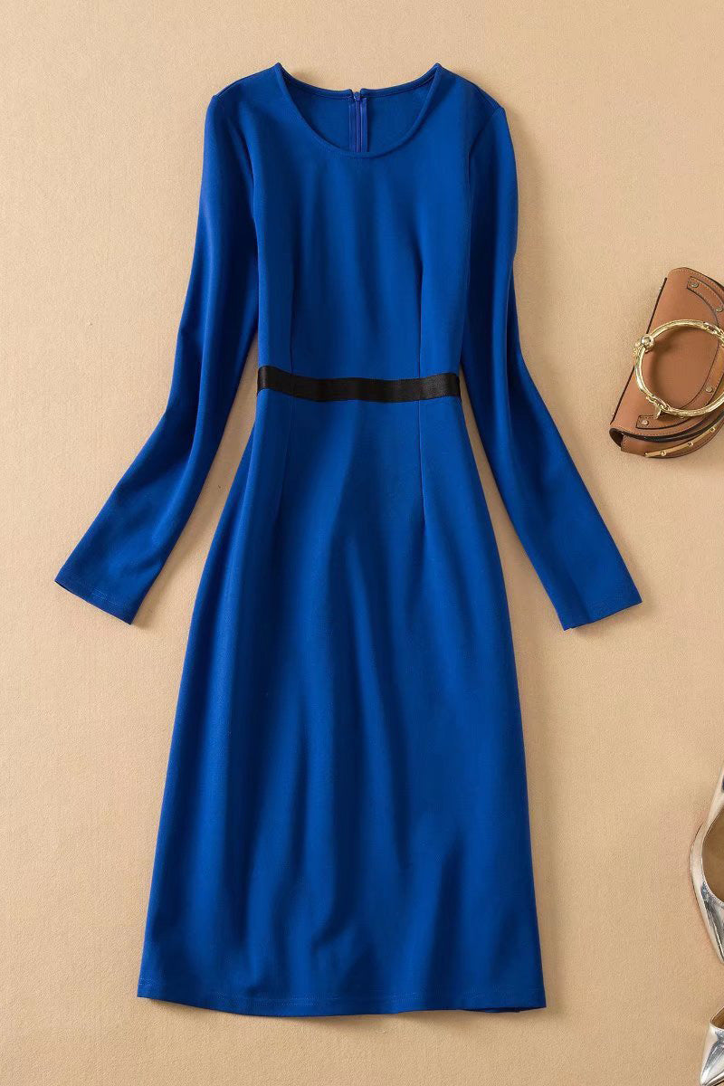 Kate Middleton Inspired Dark Royal Blue Dress – Toadds