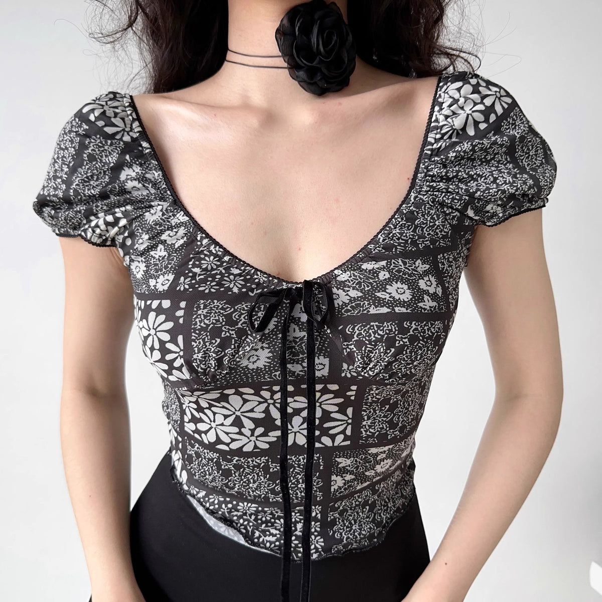Vintage Frame Puff Top ~ HANDMADE – Toadds