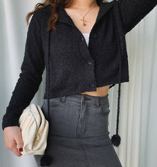 Pom Furry Cardigan