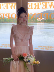 Vintage Fairy Ruffle Dress ~ HANDMADE
